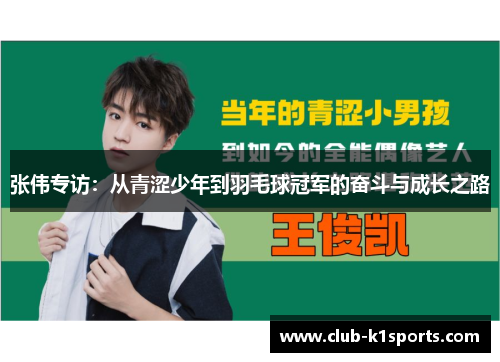 张伟专访：从青涩少年到羽毛球冠军的奋斗与成长之路
